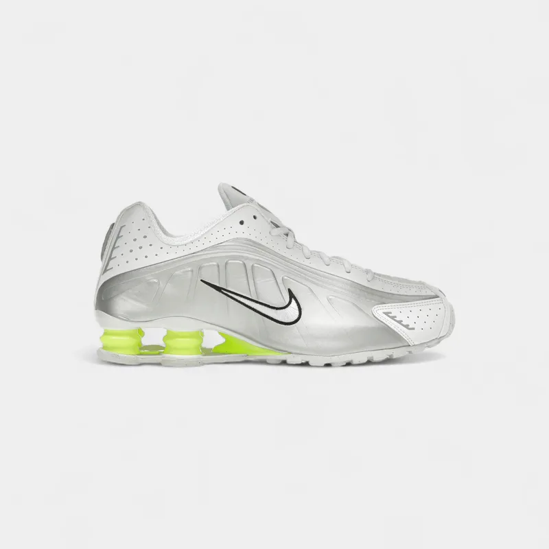 Xαμηλά Sneakers Nike Shox R4 White Metallic Silver Volt (Women's)