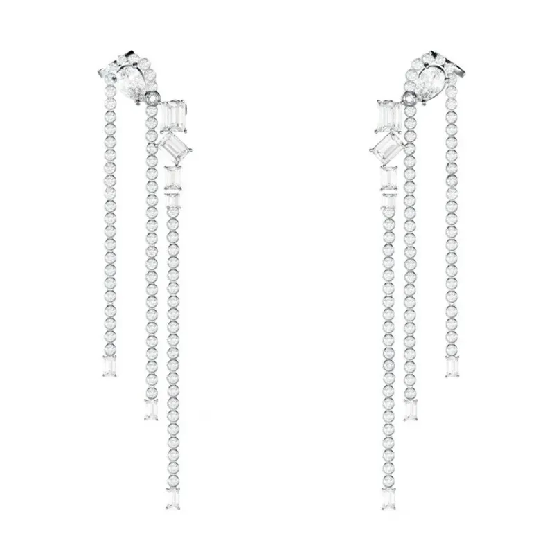 Γυναικεία κρεμαστά σκουλαρίκια Guess Chandelier Stainless Steel Stainless Steel JUBE05362JWRHT/U JUBE05362JWRHT/U Ατσάλι