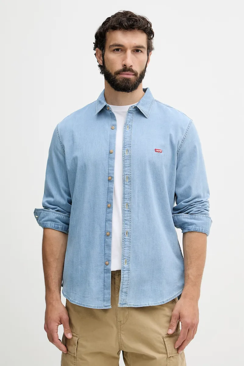 Levi's πουκάμισο ανδρικό ντένιμ LS BATTERY HM SHIRT SLIM