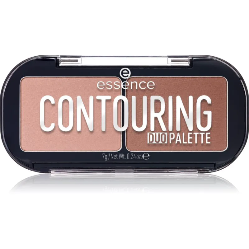 essence CONTOURING DUO PALETTE μικρή παλέτα περιγράμματος απόχρωση 10 lighter skin 7 γρ