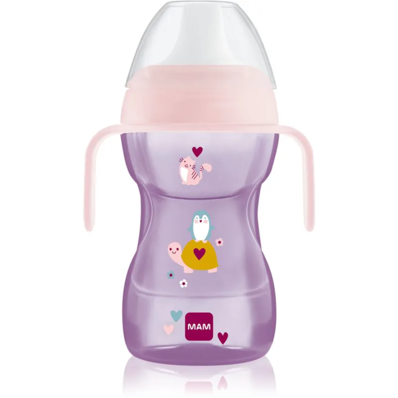 MAM Fun to Drink Cup εκπαιδευτικό κύπελλο Ροζ 270 ml