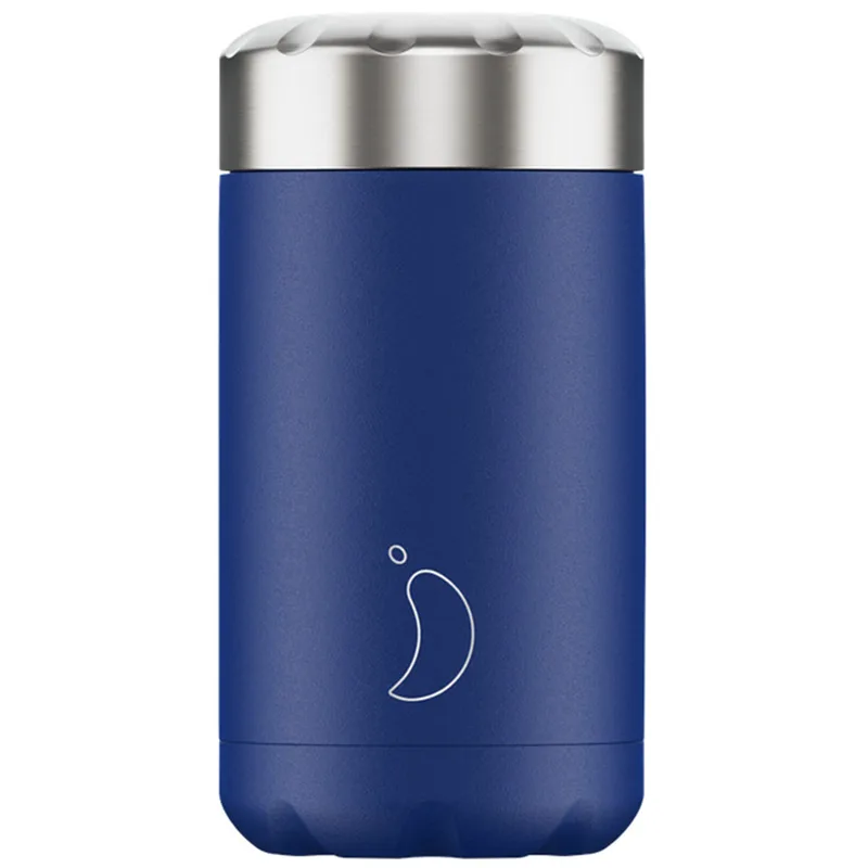 Θερμός Φαγητού 500ml Chilly's Food Pot Blue Matte