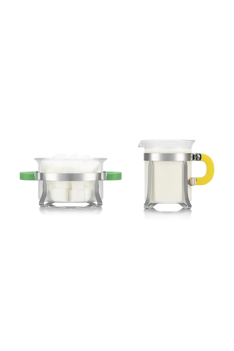 Bodum σετ ζαχαριέρας και γαλατιέρας από γυαλί 7 x 10 x 8,3 cm