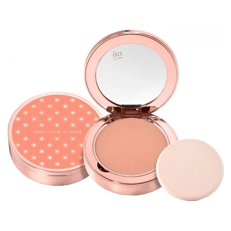 Naj Oleari Sun Addiction Water Resistant Compact Cream Foundation Spf 15 04 Bronze