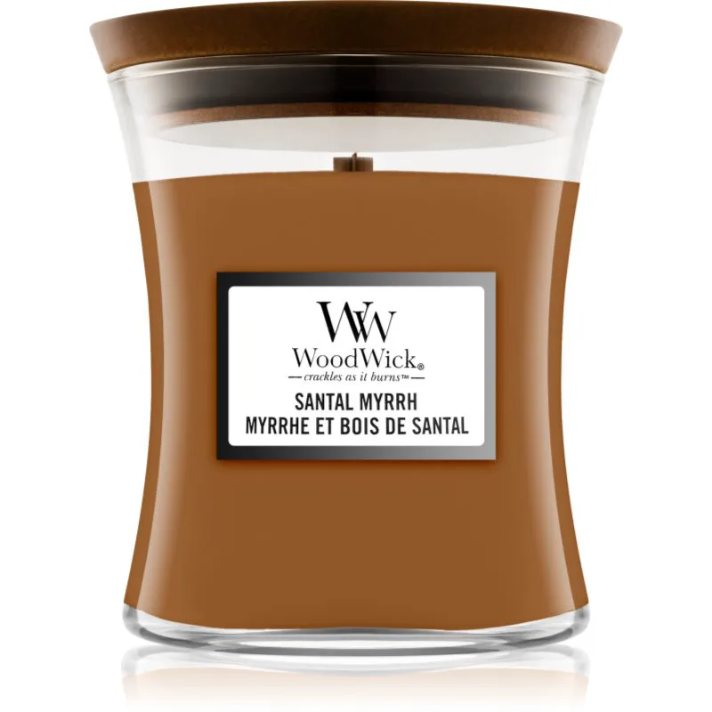 Woodwick Santal Myrrh αρωματικό κερί 275 γρ