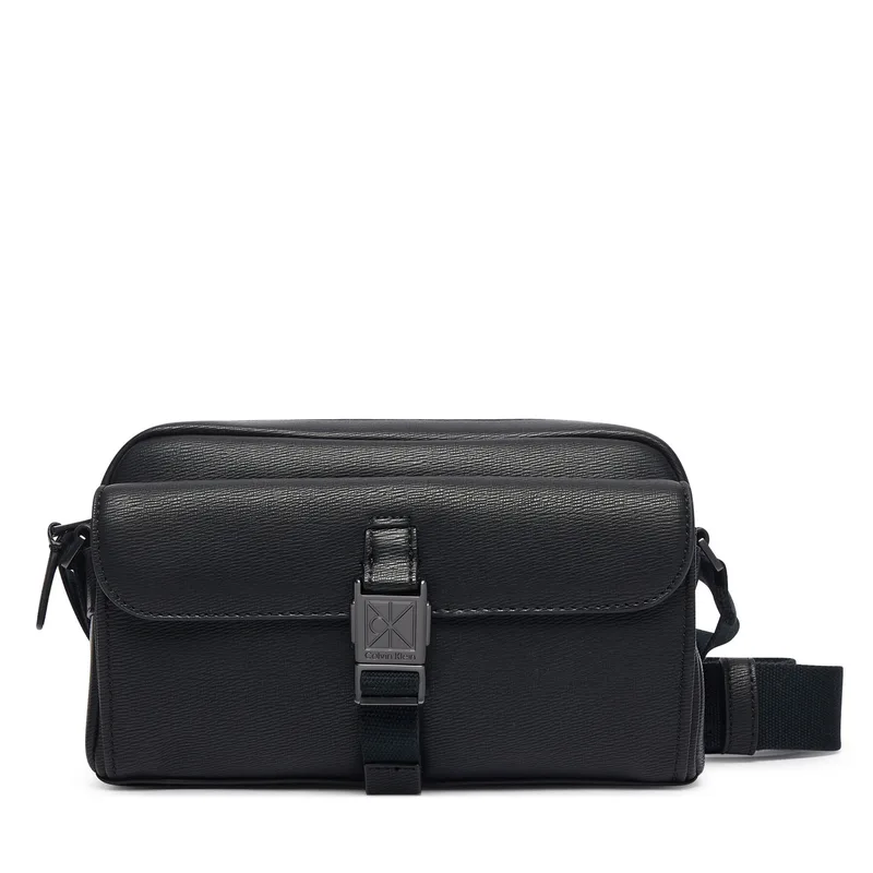 Τσαντάκι Calvin Klein Emblem Hw Camera Bag LV04D3505G Μαύρο