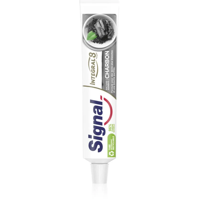 Signal Natural Elements Integral 8 Charcoal οδοντόκρεμα Charcoal 75 ml