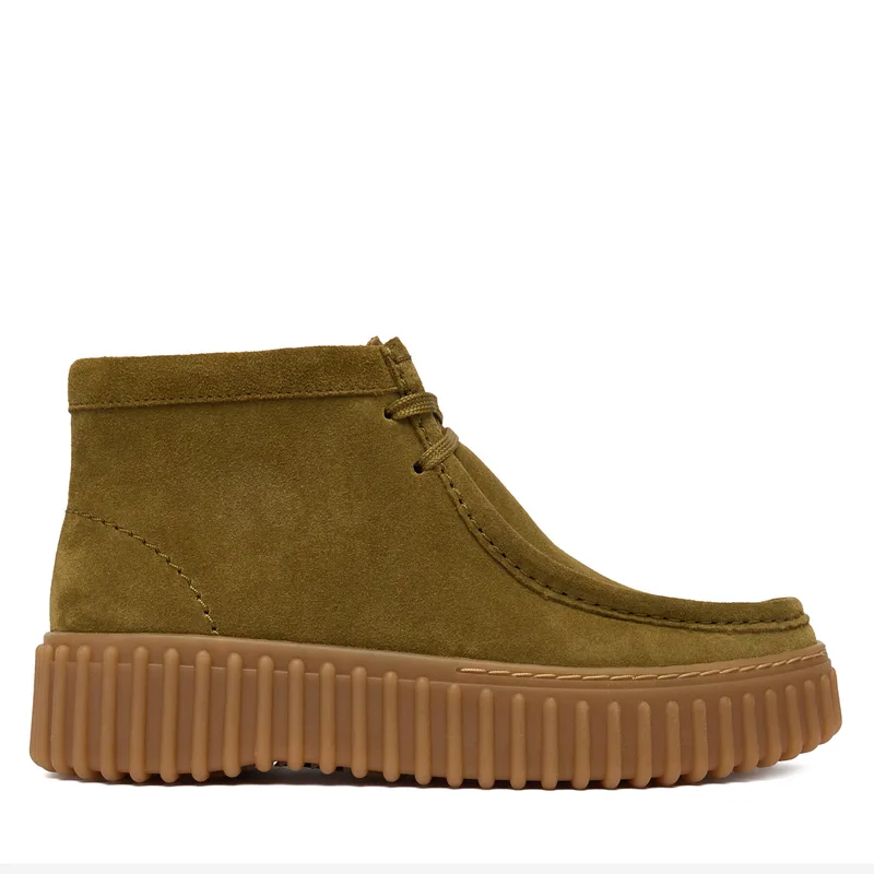 Μποτίνια Clarks Torhill Moss 26183872 Χακί