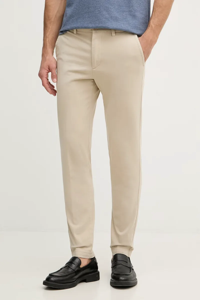 BOSS Παντελόνι chino ανδρικό βαμβακερό με ελαστάν H-Kaiton1