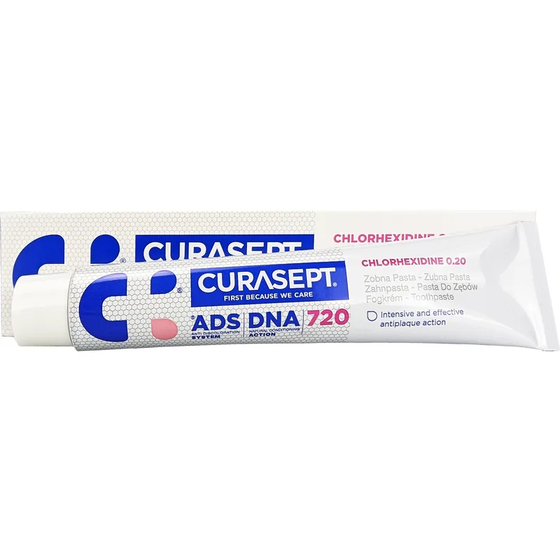 Curaprox Curasept 720 Intensive & Effective Antiplaque Action Οδοντόκρεμα Εντατικής Θεραπείας Κατά της Πλάκας 75ml
