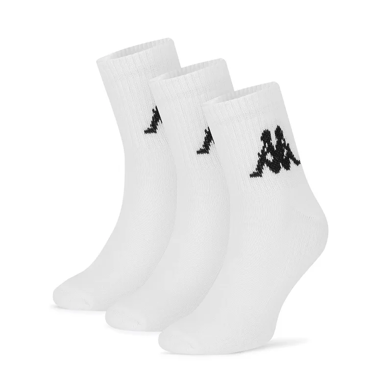 Κάλτσες μακριές Kappa Z4444_AW24 (3-PACK) Λευκό