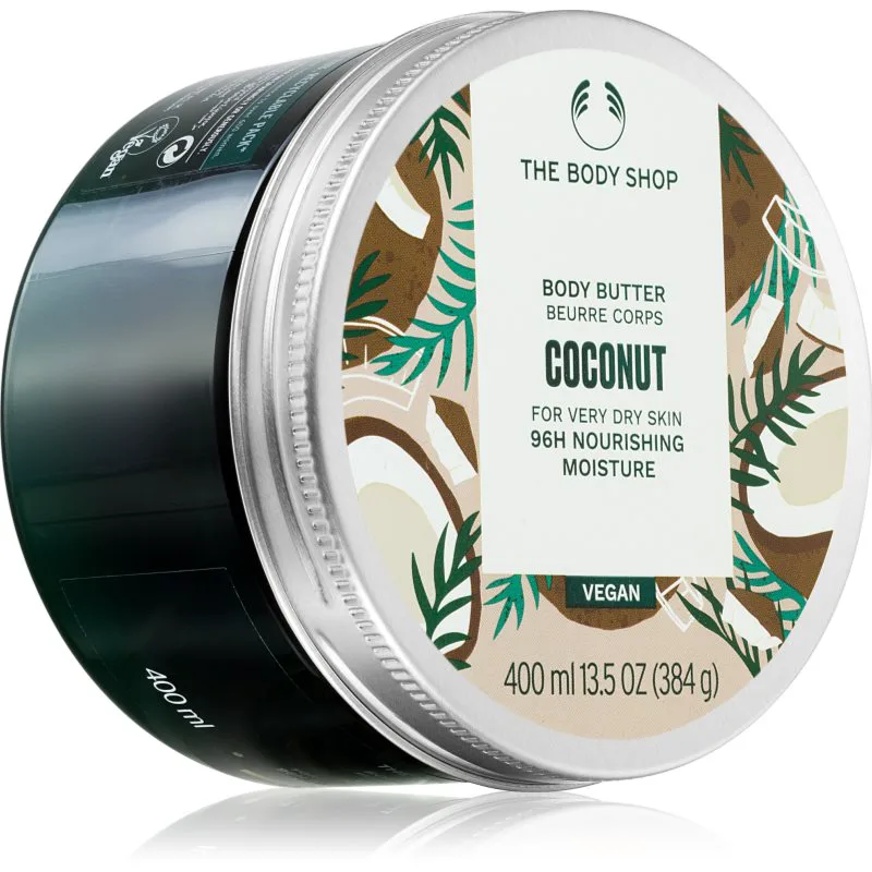 The Body Shop Coconut Body Butter βούτυρο σώματος με θρεπτικό αποτέλεσμα 400 ml