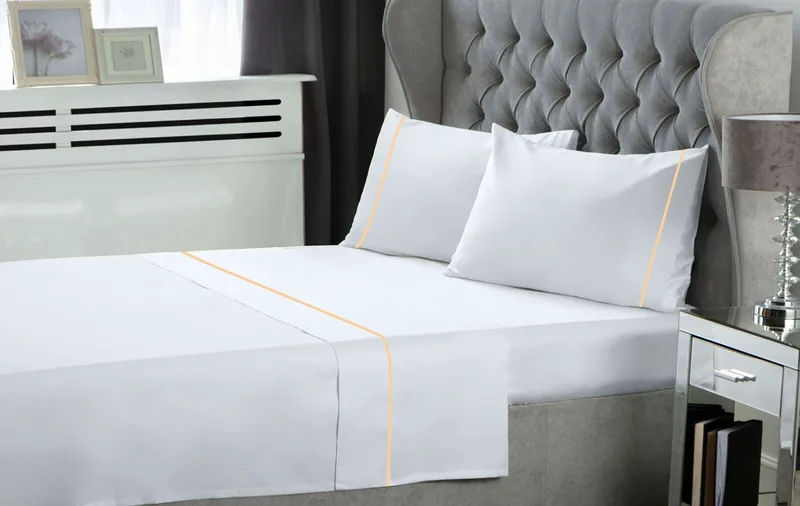 Σετ Σεντόνια Υπέρδιπλα 4 Τεμαχίων Le Blanc Φυτίλι Polycotton White 240x270
