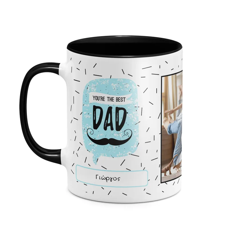 Best Dad - Κούπα - Μαύρο - Μαγική