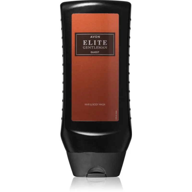 Avon Elite Gentleman Quest τζελ για ντους και σαμπουάν 2 σε 1 για άντρες 250 ml
