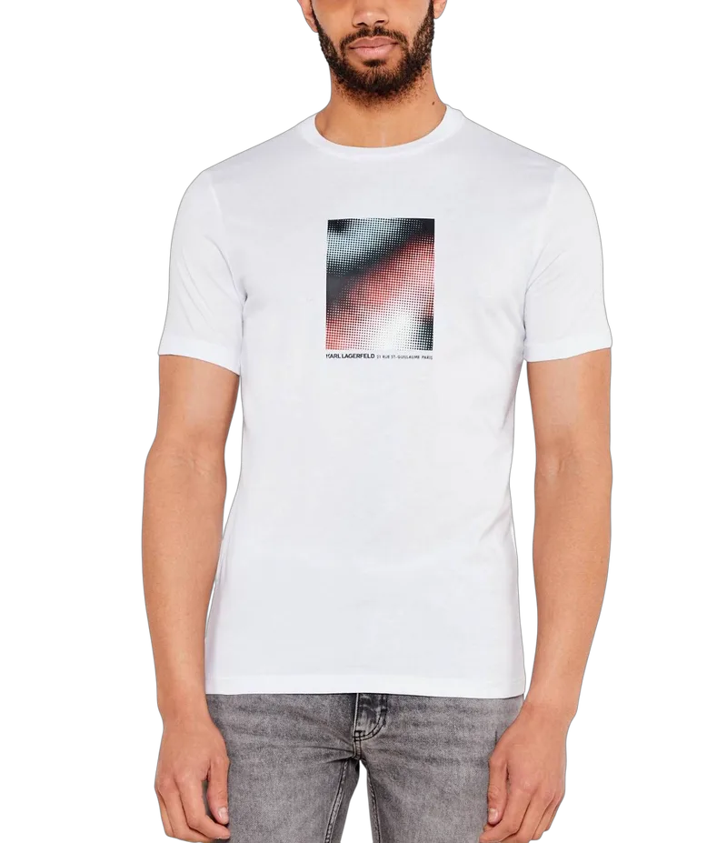 Ανδρικό T-shirt Λευκό Karl Lagerfeld 755038 552224-10