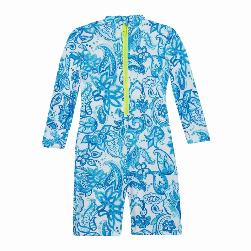 GIRL'S ONE PIECE BODYSUIT LONG SLEEVE CYCLADIC