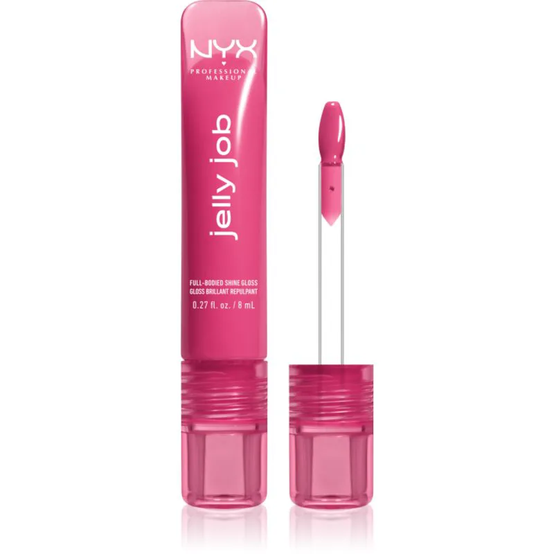 NYX Professional Makeup Jelly Job λαμπερό λιπ γκλος για αύξηση του αποτελέσματος απόχρωση Jelly Jammin 7.5 ml