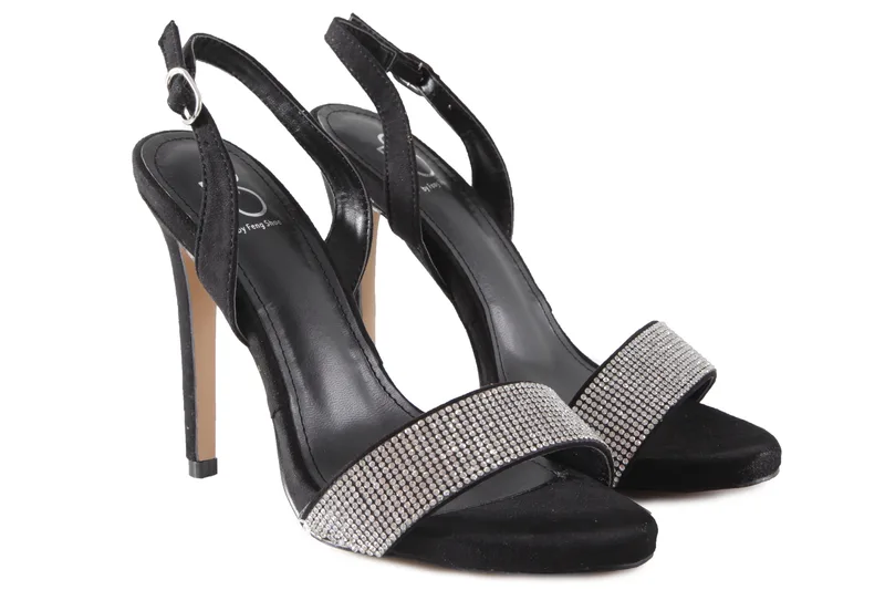 Πέδιλα Feng Shoe 9116L-73 SANDAL HIGH HEEL ΥΠΟΔΗΜΑ 9116L-73-BLACK Γυναικείο