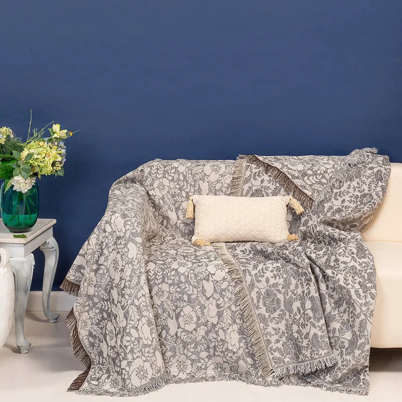 Ριχτάρι Πολυθρόνας 180x180 Melinen Provence Grey 180x180
