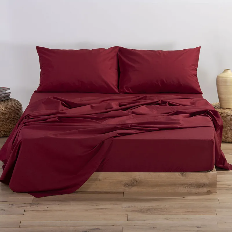 Σεντόνι Μεμονωμένο Μονό 100X200+30 Nef Nef Basic 1173-Red Με Λάστιχο (100x200+30)