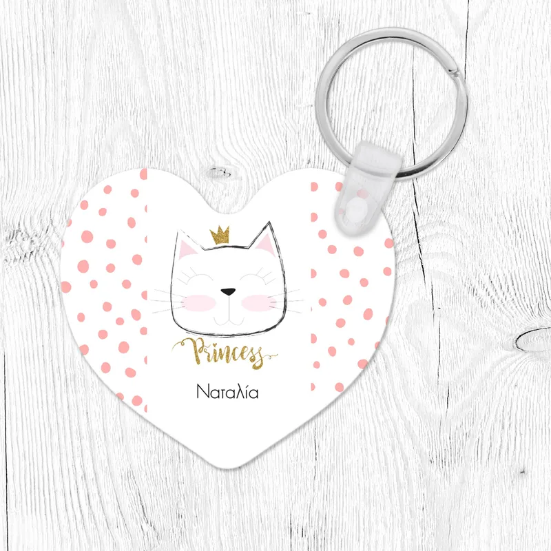 Princess Cat - Μπρελόκ - Καρδιά