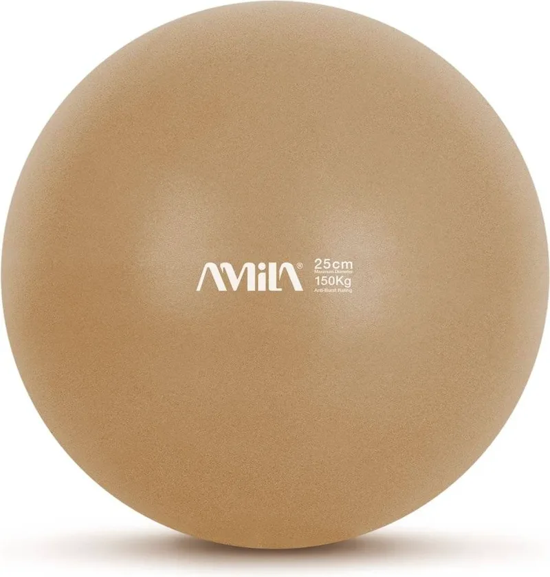 ΜΠΑΛΑ AMILA PILATES BALL ΧΡΥΣΗ (25 CM)