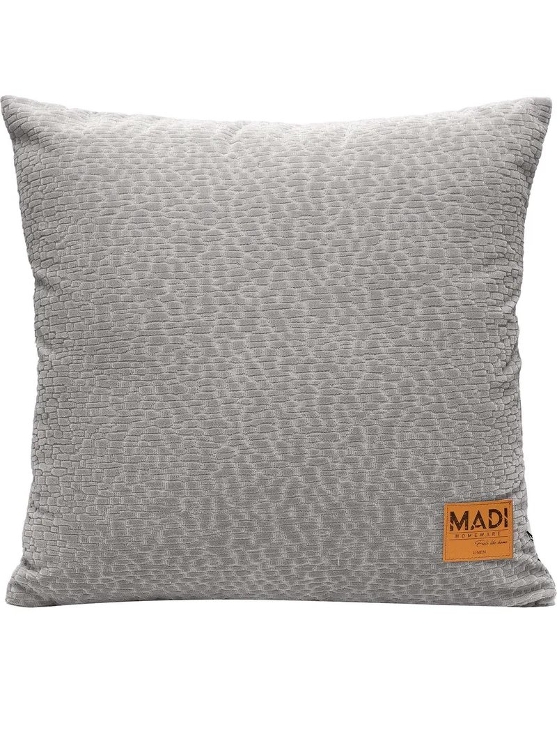 Μαξιλαροθήκη Διακόσμησης Madi Regalia Γκρι 45x45