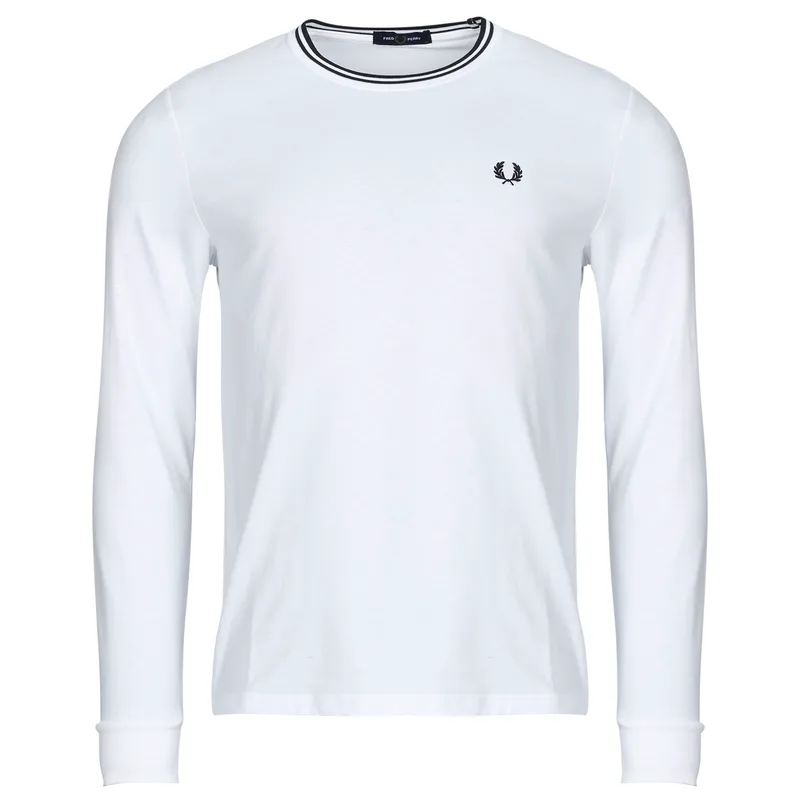 Μπλουζάκια με μακριά μανίκια Fred Perry LS TWIN TIPPED T-SHIRT