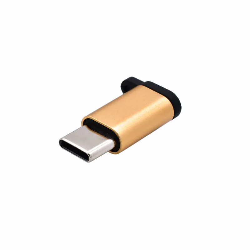 Αντάπτορας Type C αρσενικό σε Micro USB θηλυκό Χρυσό