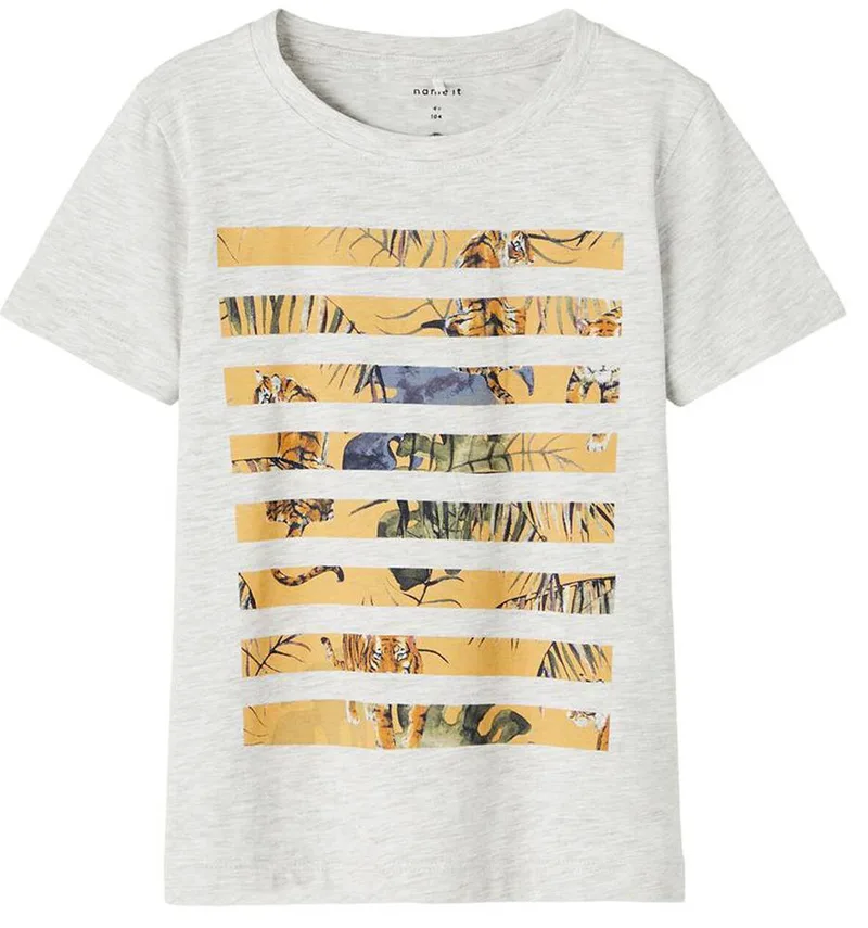 T-SHIRT NAME IT 13190423 NMMJAMIE SS TOP ΓΚΡΙ ΜΕΛΑΝΖΕ (98 CM)-(3 ΕΤΩΝ)