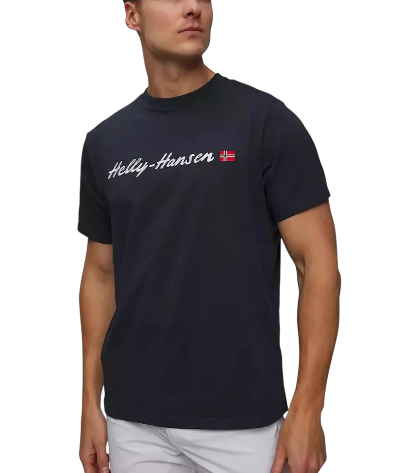 Ανδρικό Core Graphic T-shirt Navy Μπλε Helly Hansen 54599-597