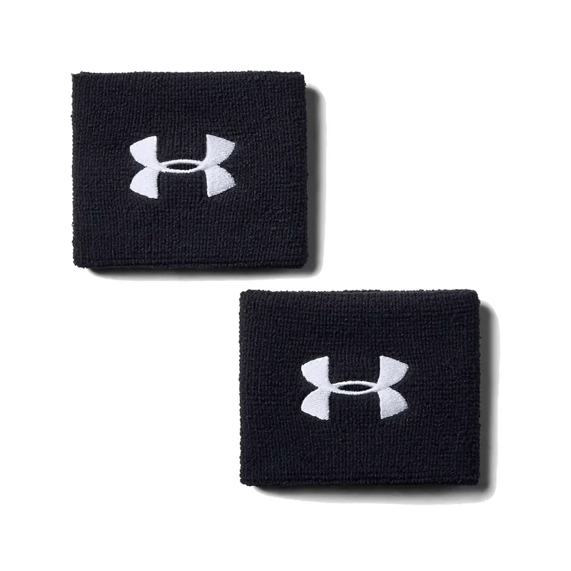 UA PERFORMANCE WRISTBANDS ΜΑΥΡΟ