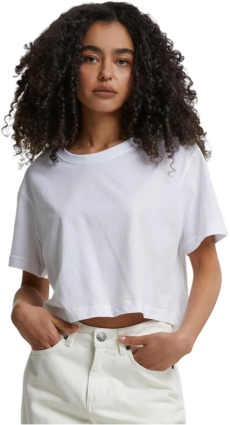 Ladies Short Oversized Tee Urban Classics TB1555-00220 white