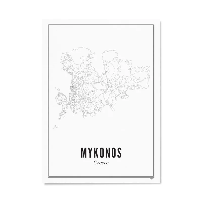 Αφίσα Μύκονος - A4 (21 x 30cm)