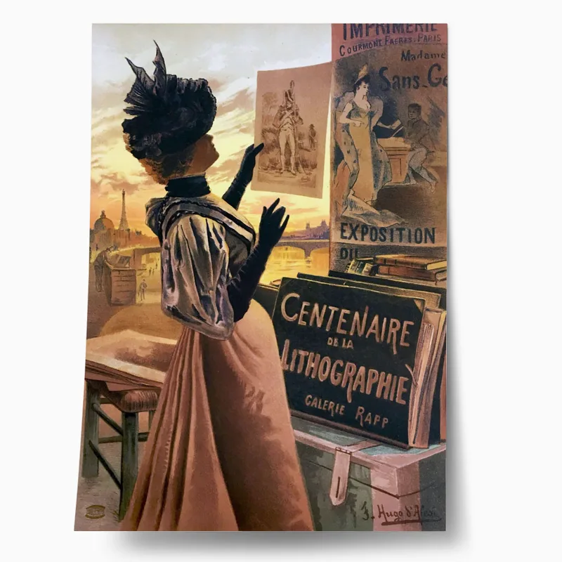 Πόστερ 1895 CENTENARY EXHIBITION OF LITHOGRAPHY