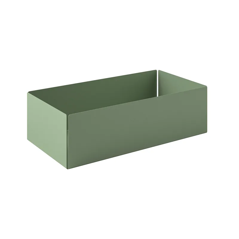 Θήκη Οργάνωσης Ανοξείδωτη Matt Mint 25x13x7,5εκ. Pam & Co 119-903 (Υλικό: Ανοξείδωτο, Χρώμα: Μέντα) - Pam & Co - 119-903