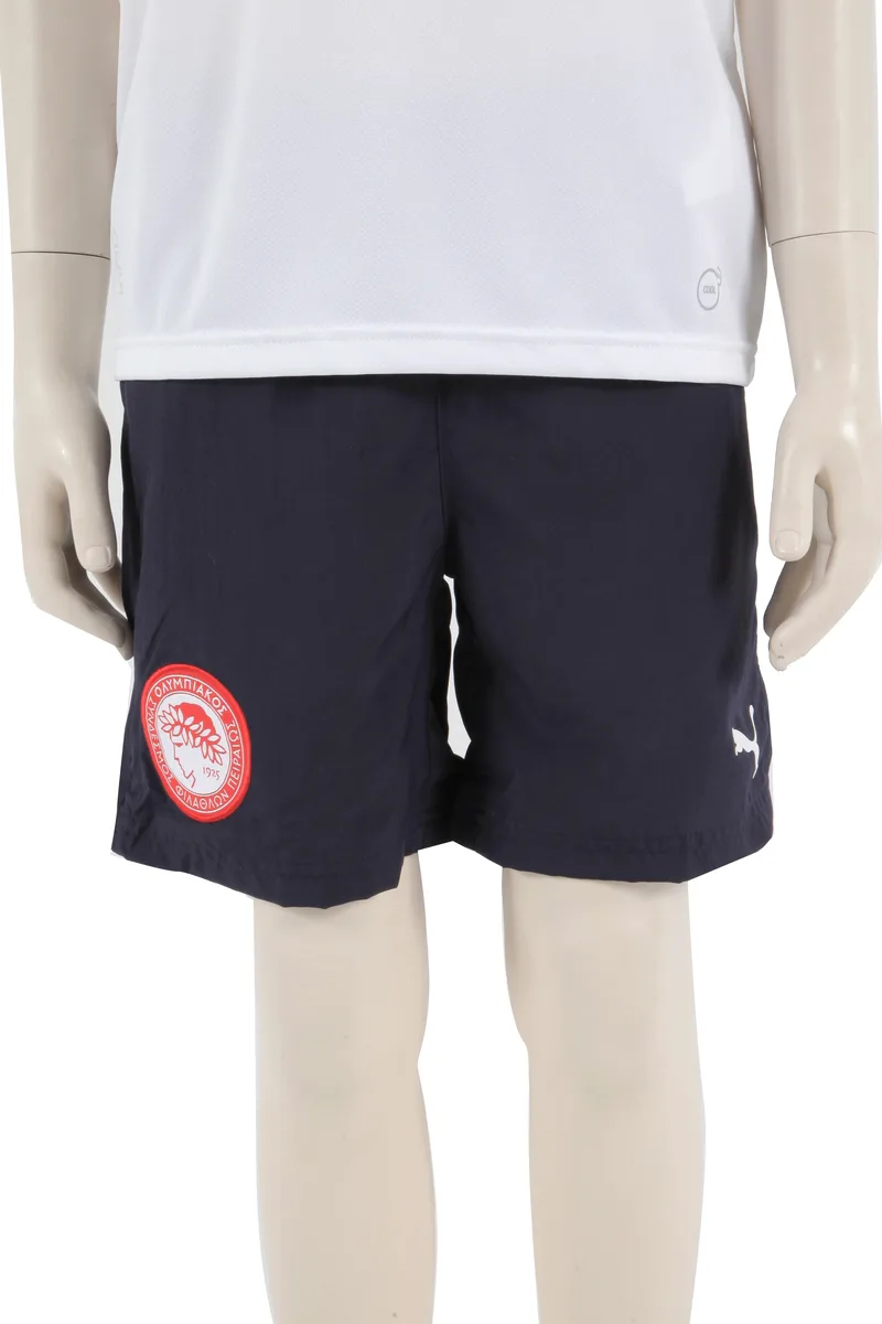 Σορτς Ολυμπιακός Puma Woven Jnr 743644-01 Αγόρι