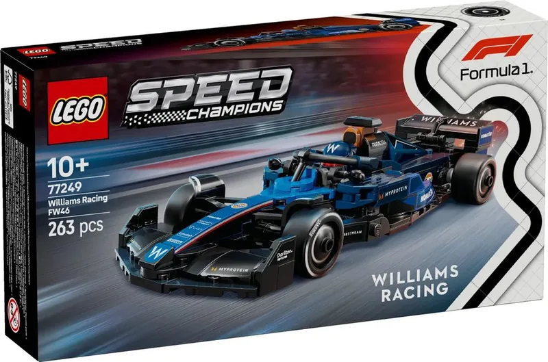 LEGO SPEED CHAMPIONS WILLIAMS RACING FW46 F1 RACE CAR (77249)