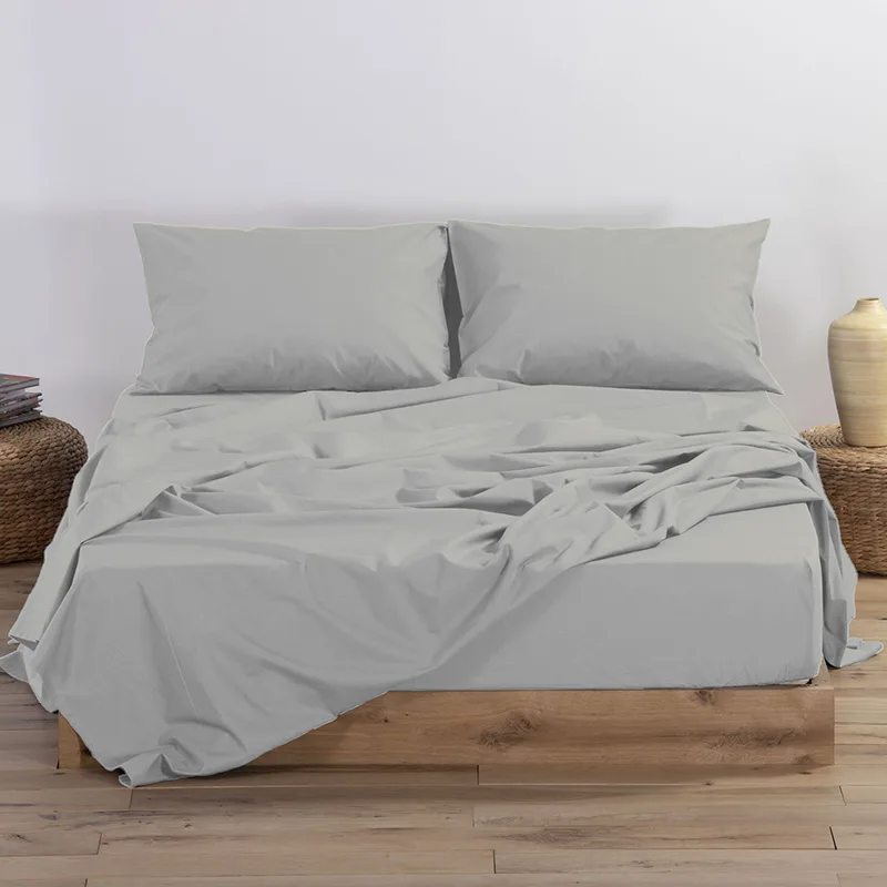 Σεντόνι Μεμονωμένο Ημίδιπλο 120X200+30 Nef Nef Basic 1212-Silver Grey Με Λάστιχο (120x200+30)