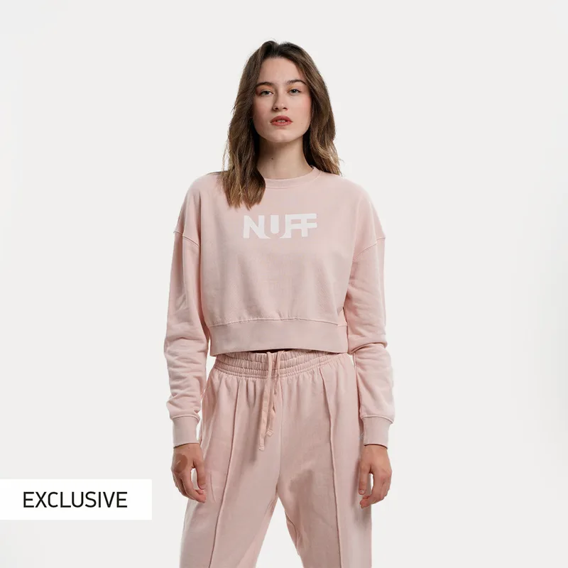 Nuff Graphic Γυναικείο Cropped Φούτερ (9000108383_26471)