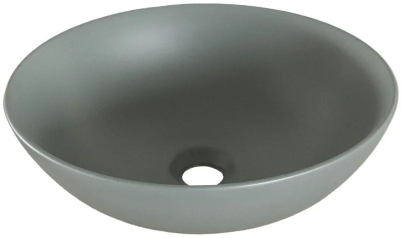 Νιπτήρας Επικαθήμενος Ceramita σειρά F434 Γκρι Ματ (Φ.40cm)