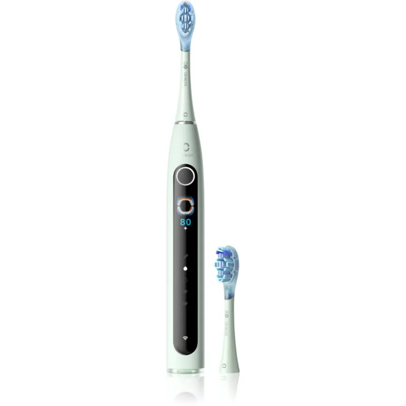 Oclean X Pro 20 ηχητική οδοντόβουρτσα + κεφαλές αντικατάστασης Green 1 τμχ