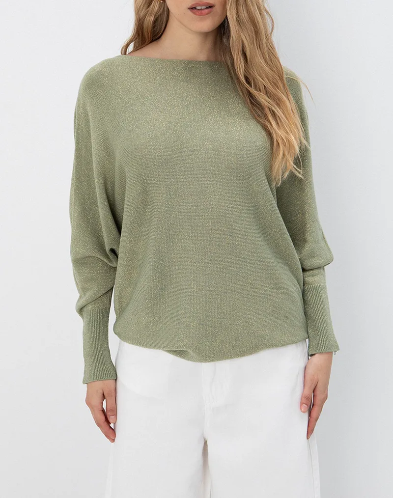 TOI&MOI ΠΛΕΚΤΗ ΜΠΛΟΥΖΑ 70-4963-126-334 Khaki