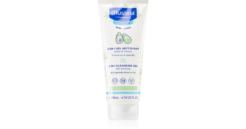Mustela 2 In 1 cleansing gel 200ml
