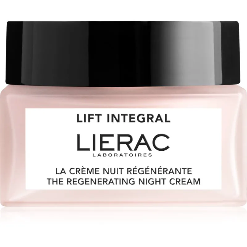 Lierac Lift Integral The Regenerating Night Cream αναδιαμορφωτική κρέμα νύχτας με λιφτινγκ αποτελέσματα επαναγεμιζόμενος 50 ml