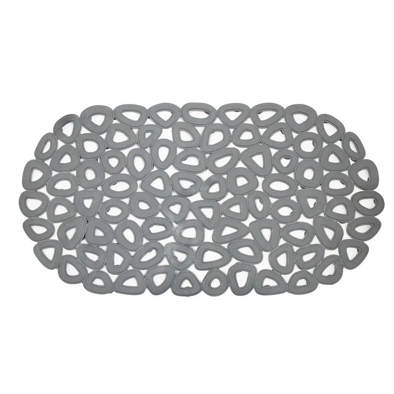 Αντιολισθητικό Μπάνιου Eco 68X35Cm Ανακυκλωμένο Pvc Ανθρακι