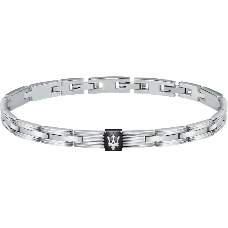 Ανδρικό βραχιόλι Maserati Iconic Stainless Steel JM420ATK04 JM420ATK04 Ατσάλι