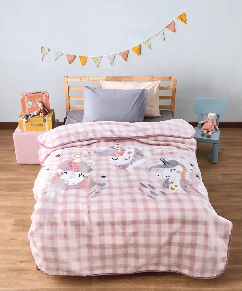 Παιδική Κουβέρτα Βελουτέ Μονή Kentia Corno 160x220