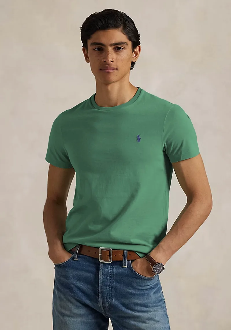 Polo Ralph Lauren Μπλούζα της σειράς Jersey Crewneck - 710671438 409 Celadon